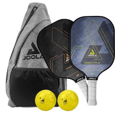 JOOLA Essentials Pickleball Paddles with Reinforced Fiberglass Surface and Honeycomb Polypropylene Core