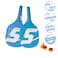 Speedminton Light Wooden Beach Paddle 2 Player Set  Incl 2 Balls  1 Original Fun Speeder Birdie  Perfect Alternative to Smashball  Beach Tennis Blue SM01PADDLE12
