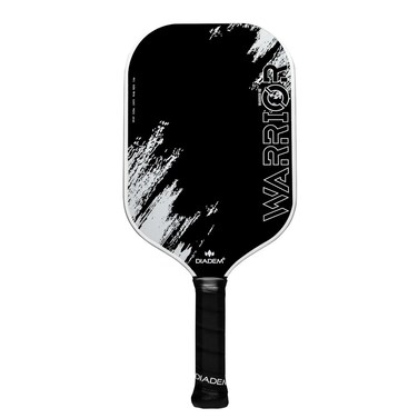 Diadem Warrior V2 Pickleball Paddle  Liquid Carbon Fiber Edgeless Design Etched Face for Lasting Spin 19MM Thick 3 Layer Construction