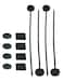 Derale 13001 Plastic Rod Mounting Kit Silver