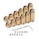 UOIENRT 12 Pcs Motorcycle Brass Wheel Spoke Balance Weights Refill Kits Reusable Replacement for Dual sport Super Moto metric cruisers or other spoked wheels