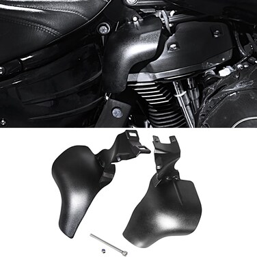 Rudyness Black Mid Frame Air Deflector for Harley 20182023 Softail Breakout Street Bob Fat Boy