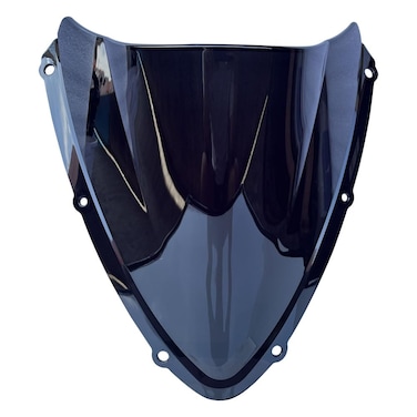 PABBUG Motorcycle Double Bubble Windshield Windscreen Visor Air Flow Deflector Compatible with Suzuki GSXR 600 750 2008 2009 2010