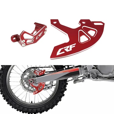 GOODELY Dirt Bike Rear Brake Disc Guard  Dirt Bike Caliper Guard Compatible with CRF 250R 20042017CRF 250X 20042017CRF 450R 20022017CRF 450X 20052017CRF 450RX 2017