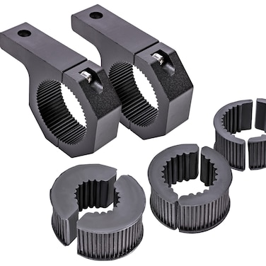 LAMPHUS OffRoad Light Mounting Bracket Bar Clamp Kits 1151752 Inch Horizontal Bar Aluminium 2 Units Bull Roll Cage Clamps Mount for ATV UTV