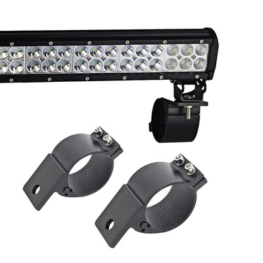 Samman 25 Inch Tube Clamp Mounting Bracket Kit for LED Light Bar LED OffRoad Light Horizontal Bar Tube Clamp Roof Roll Cage Holder