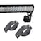 Samman 25 Inch Tube Clamp Mounting Bracket Kit for LED Light Bar LED OffRoad Light Horizontal Bar Tube Clamp Roof Roll Cage Holder