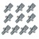 HOLATO 8mm M8 Clucth Brake Cable Adjuster Screw for Coleman CT200U CT100U Baja YerfDog Mini Bike CT70 CRF50 CRF110 XR50 KLX110 TTR125 Pit Dirt Motocross Bike Motorcycle LTZ400 KFX400 ATV Silver 10PCS