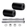 YYMOTO 2 Rise Handlebar Risers Extension for Harley Davidson Touring Models 2 Handlebars Motorcycle Spacers Chrome Black