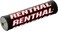 Renthal P301 SX Crossbar Pad  180mm  BlackWhiteRed