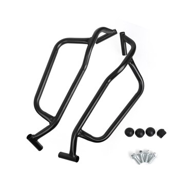 GOFIRA Motorcycle Side Frame Guard in Heavy Iron Material Compatible with 2022 2023 Yamaha Zuma 125cc