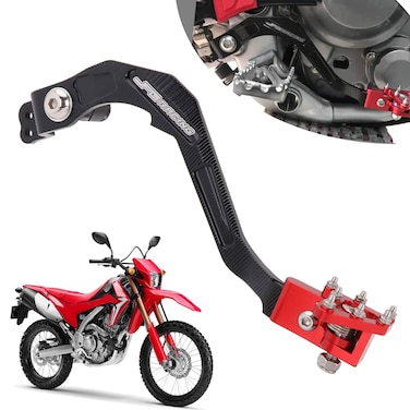 AnXin Motorcycle Rear Brake Pedal Foot Lever CNC for CRF250L 20132019 CRF250RL 20172019  Red