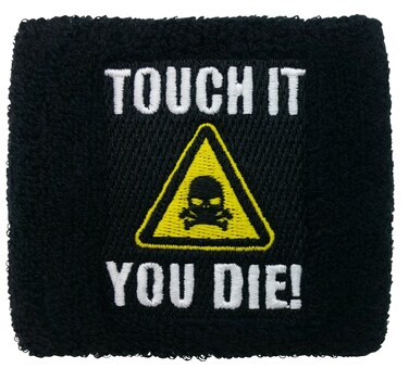 Moto Loot Brake Fluid Reservoir Cover Sock for Motorcycles Sporbikes and Gifts Touch It You Die