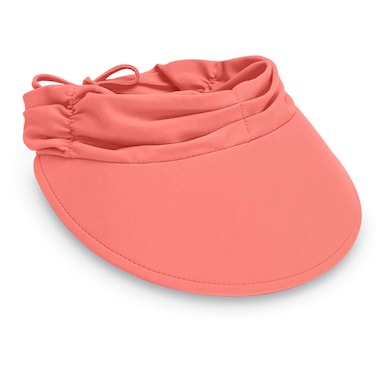 Womens Aqua Sun Visor  UV Sun Protection Water Friendly Packable Design Adjustable Medium Size