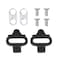 Keenso SPD Cleats Bike Mountain SPD Cleats with Nut Bike Pedals  Cleats Pedal Locking Plate Accessory for SPD and Wellgo M094 823 WM001 M19 W01 C099 M17C