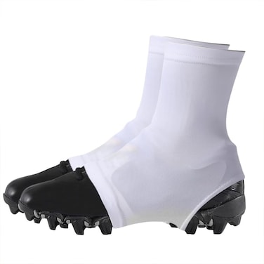 TEQIN Football Spats Cleat Covers Elastic Football Spats for Cleats Seamless Cleats Wraps for Football Baseball Soccer Field Hockey