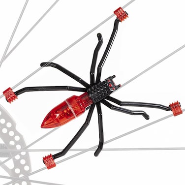 Ryders Recreation Bike Wheel Spokes Light Bicycle Decoration for Kids Spider on Wheels Bike Accesories Decorative and Safety Lights Single