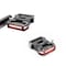 REDSHIFT ARCLIGHT PRO Flat Bicycle Pedals with LED Lights Auto OnOff 36 hr Battery USB Rechargeable Weatherproof Flat Aluminum Bike Pedal with 916in Steel Spindle and Traction Pins