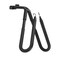 ABOXU Surfboard Bike Rack Portable Surfboard Rack and Holder Adjustable and Easy to Install for Scooters Mopeds and EBikes Fits Surfboards Up to 8 Black