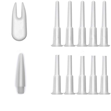 Miamay 12 Pieces Exercise Yoga Ball Plug Pin Replacement Kit Sport Ball Jump Ball Air Stopper Plug Pin Adapter Kit