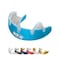 OPRO Instant CustomFit Braces Mouth Guard Dentist Mouthguard Featuring Revolutionary Fitting cage Ultimate Comfort Protection  Fit Braces Gum Shield for Rugby Boxing MMA Hockey Sky Blue