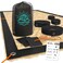 SandVoll Beach Volleyball Lines for Sand  Portable 2 inch Boundary Lines Set for Outdoor  Sand Anchors and Net Bag Official Court Size Dimensions 263 x 526