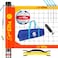 VSSAL Portable Professional Volleyball Net Set with Aluminum Adjustable Height Poles Heavy Duty Nets Sets System with EasyPulldown Tensioner 2 Scoring Poles for Outdoor Backyard Lawn Beach