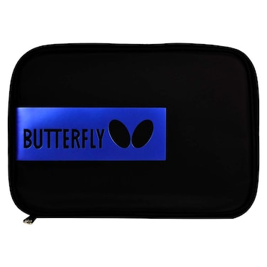 Butterfly BD Tour Paddle Case  HeavyDuty Nylon Tray Divider Available to Hold Two Rackets and Four Balls  Accessory Pouch Inside  4 Colors Available BlueRoseSilverGold