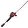 Zebco Slingshot Spincast Reel and Fishing Rod Combo 5Foot 6Inch 2Piece Fishing Pole Size 30 Reel RightHand Retrieve PreSpooled with 10Pound Zebco Line