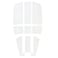 OITRCSS Surfboard Traction Pads Set 9 Pieces EVA Pads for Front and Back Adjustable with 3 Adhesive Fits All Board Sizes blackA