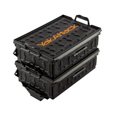 YakAttack TracPak Stacking Fishing Gear Storage Box System  Kayak Fishing Accessories
