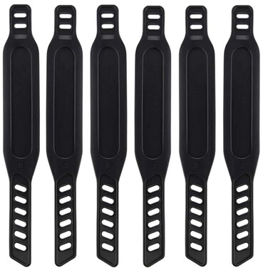 Minelife 3 Pairs Exercise Bike Pedal Straps Bicycle Cycle Pedal Straps Universal Pedal Straps for Spinning Exercise Bike Bicycle Cycle Home or Gym17 x 12 inch