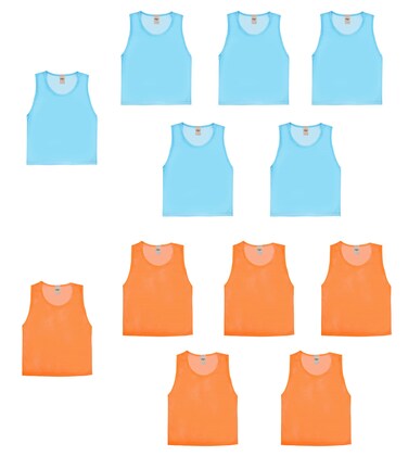 imflyker Scrimmage Team Practice Jerseys Vests for Youth Adult 12 Pack