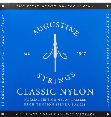 Augustine Classic Blue Set Copper Wound Classical Guitar Strings