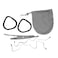 Flo Mask  Essentials Kit Replacement Straps and Condensation Inserts