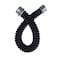 Mask Accessories Airway 05M Tube for Connecting Canister and Gas Mask Protective Respirator Rubber Wave TubeBlack