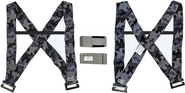 Forearm Forklift Shoulder Harness  PRO Model  Center Straps are 8 Longer  1 More Loop Per End for 16 More Adjustability Vs Orig Set Moving Strap Set 800 lb wt Cap 1 Pro Pack Urban Camo