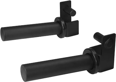 Yes4All Unisexs MBK5 Power Rack Fit 2 Olympic Plates Weight Holder Attachment 2x2 1 Pair