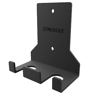 Synergee 1 2 or 5 Barbell Holder Vertical Hanging Barbell Rack Holds Bars Curl Bars Hex Bars Tricep Bars Excellent Compact Vertical Storage Organization for Home Commercial Garage Gyms