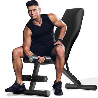 TUYOHW Adjustable Weight Bench for Home Gym Olympic Workout Bench with 700 LB Capacity Dumbbell Exercise InclineDecline Bench for Strength Training and Full Body Workout