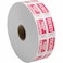 Sparco Ticket Roll Double with Coupon 2000RL Red SPR99220