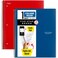 Spiral Notebooks 1 Subject College Ruled Paper 100 Sheets 279 cm x 216 cm Blue Red 2 Pack 38452