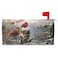 Wamika Winter Cardinal Birds Mailbox Cover Holly Berry Branches Snow Mailbox Covers Magnetic Mailbox Wraps Post Letter Box Cover Garden Home Christmas Decorations Standard Size 18 X 21