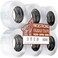 Packstrong Industrial Grade Clear Packing Tape 6 Rolls  Extra Strong  110 Yards per Roll  2 Wide x 31 mil Thick Acrylic Adhesive Heavy Duty Tape for Box Office Moving Packaging Shipping
