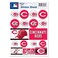 WinCraft MLB Cincinnati Reds Vinyl Sticker Sheet 5 x 7