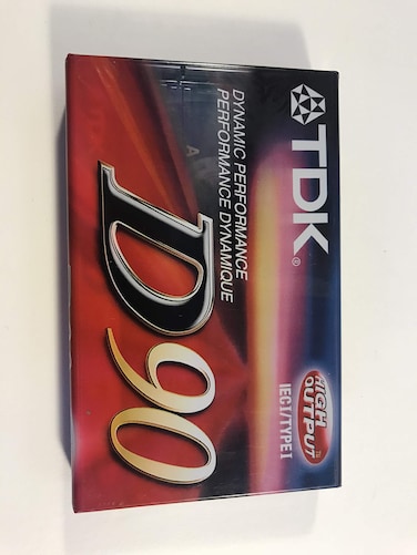 IMATN TDK Standard Size Audio Cassette CassetteD90 Audio A0080820 Pack of 1