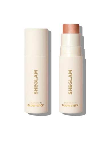 SHEGLAM Snatch n Glow Stick  Cream Highlighter Makeup Stick Long Wear Brightening NonCaking Highlighter Face Makeup Bellini Brunch