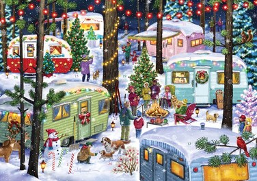 Vermont Christmas Company Camping for Advent Calendar Countdown to  with Holiday Pictures