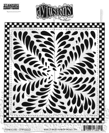 Dyan Reaveleys Dylusions Cling Stamp Collections 85X7  Fernilicious