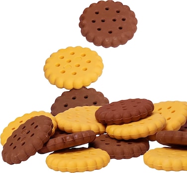 RONDURE 36 Pcs Kawaii Erasers for Kids Funy Eraser Cookie Erasers for Kid Bulk Student Gift Mix Color